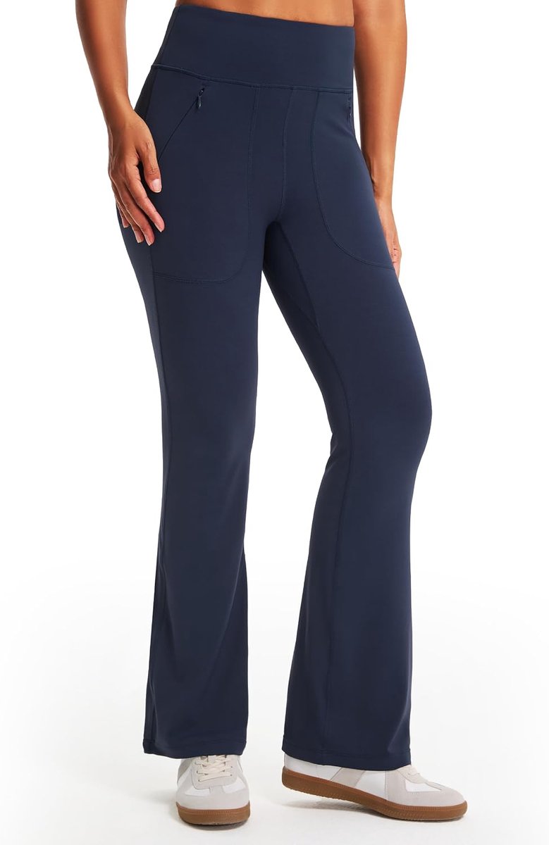 Yogabroek Hoge Taille Wijde Pijpen Elastische Sportbroek