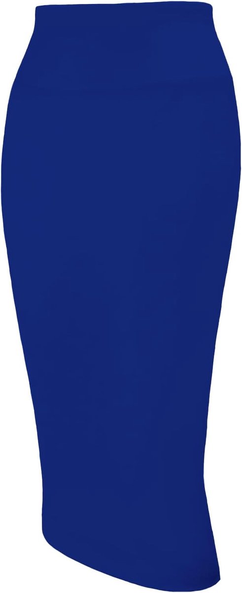 Dames kantoor werk kokerrok stretch hoge taille onder de knie bodycon voor zakelijk casual