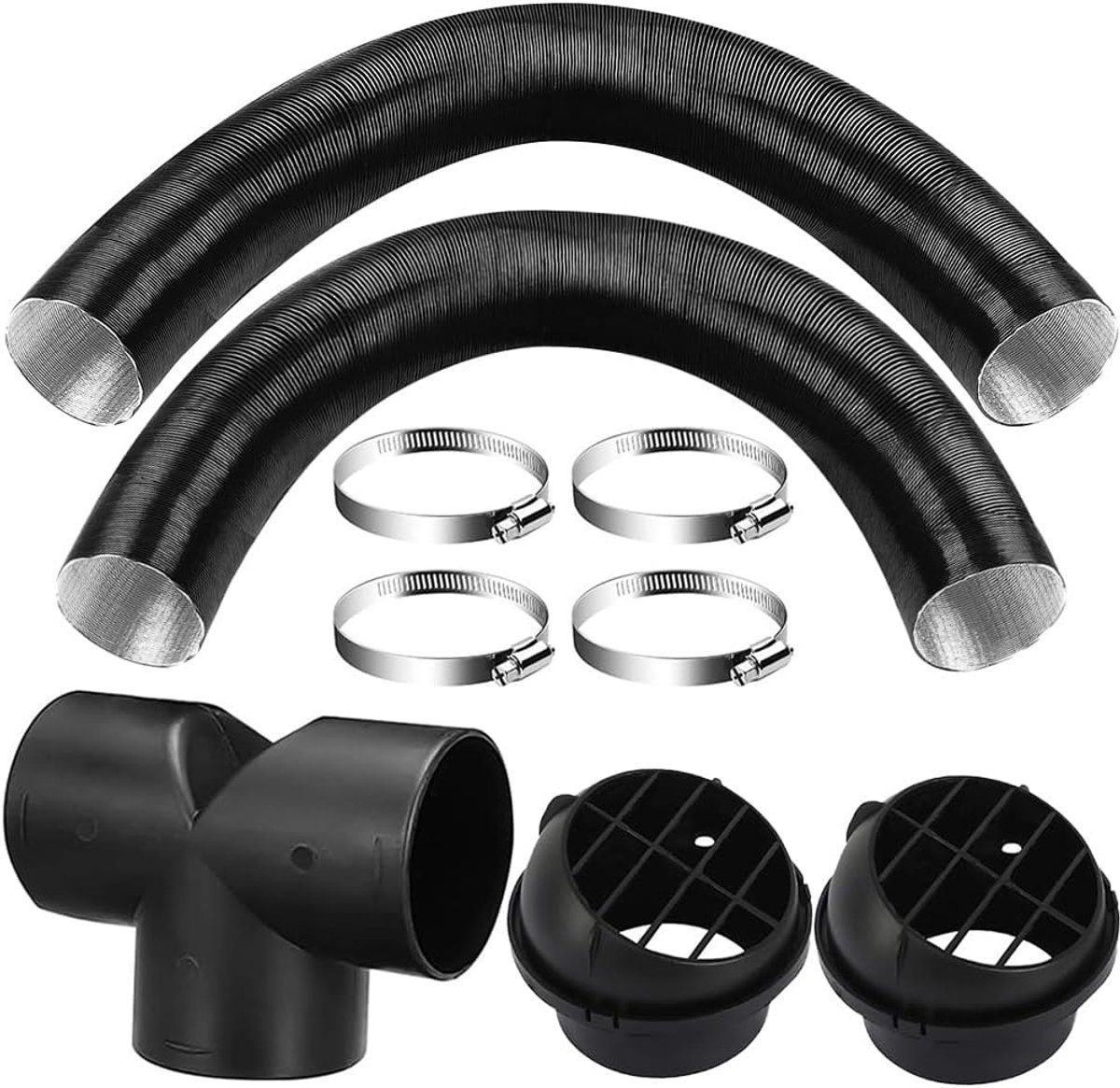 75mm autoverwarming buiskanaal, warme luchtslang, staande verwarmingsslang, accessoires