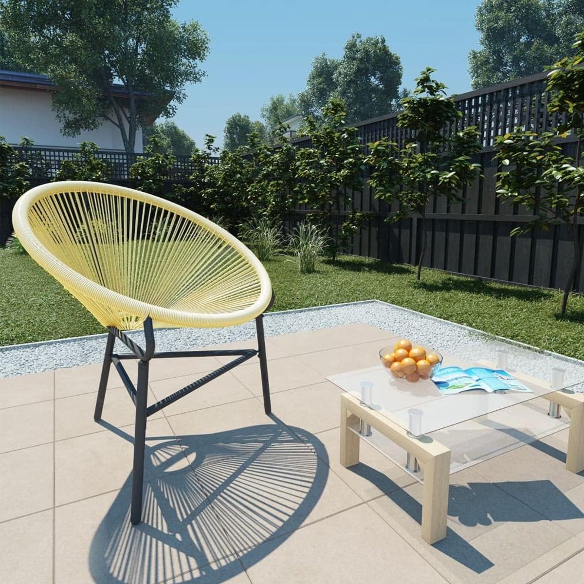 Polyrotan, beige, tuinmeubelen, terrasmeubel voor zwembaden