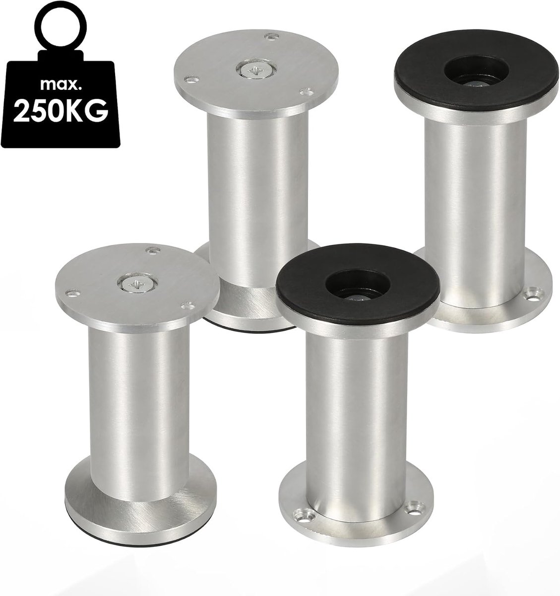 Poten, 15 cm, aluminiumlegering, kastpoten