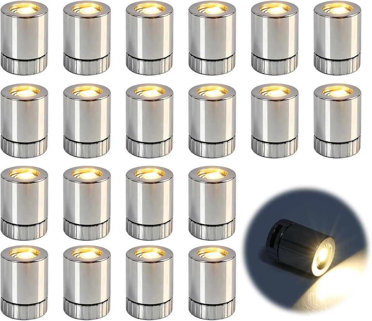 20 stuks mini-led-lampen met batterij, mini-ledlamp, miniatuurlamp, mini-lamp, voor feestdecoratie, modelbouw