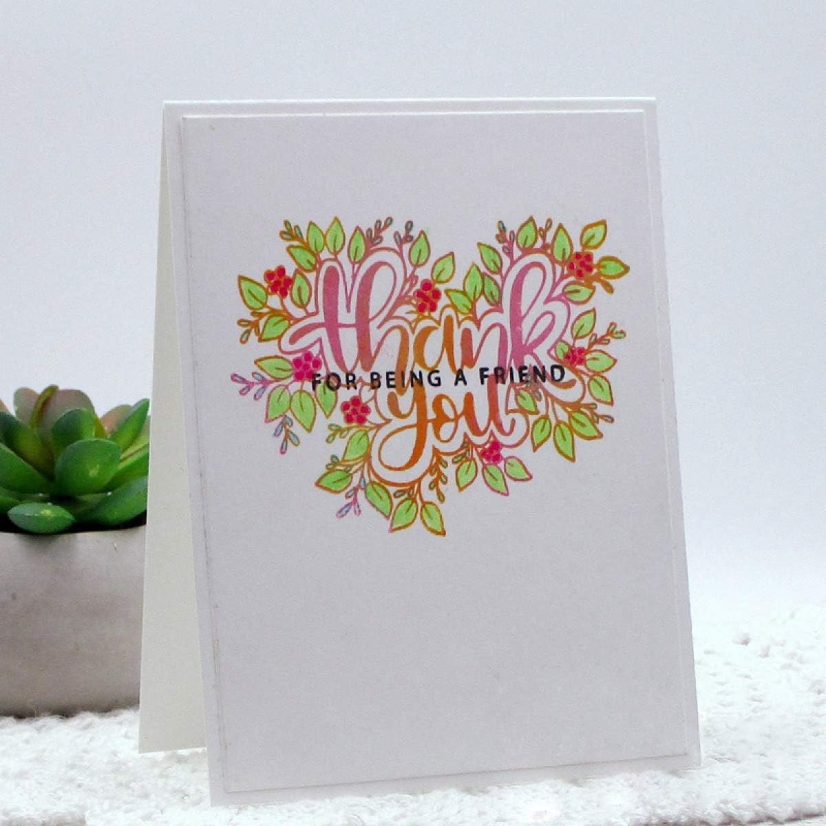 U Patroon Stempel Voor Vriend Vriendschap Gevoelens Gezegden Groeten Siliconen Clear Stempel Voor Kaarten Maken Scrapbooking Handgemaakte Papier Craft Embossing Stencil Fotoalbum Decor DIY Seal