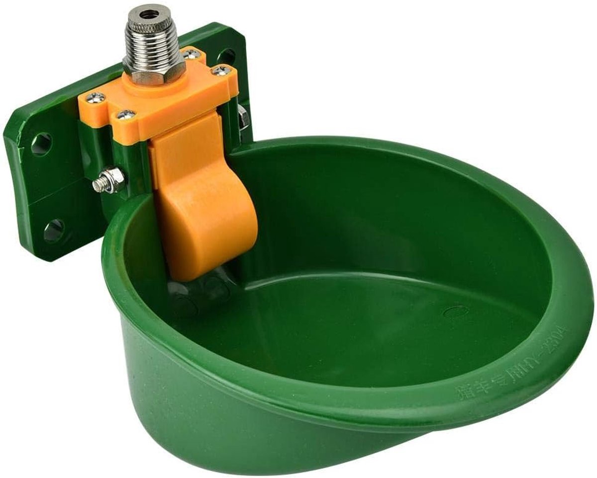 Drinkbak voor Dieren met Zwemventiel, Waterbak, 23 x 16 x 6,5 cm