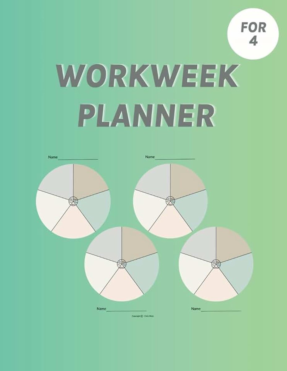 Weekday Planner for 4