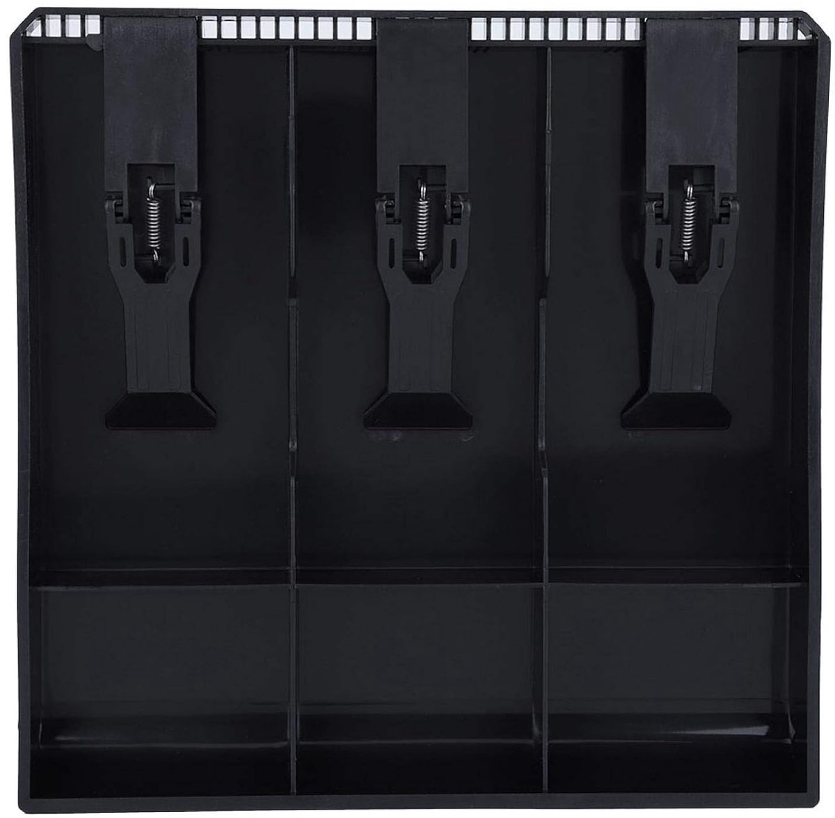 Cash Register lade invoegen Cash Register invoegen lade vervanging 3 rekeningen 3 munten geld doos Zwart