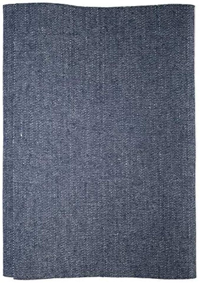 Jajasio Strijkpatch jeans reparatiepleisters 100% katoen - XXL donkerblauw, 43 x 20 cm, 1 stuk