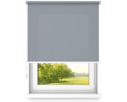 Rolgordijn, wand- of plafondmontage, groot formaat, fi 32, stalen bevestiging, semi-verduistering, Donkergrijze kleur, 300x3000mm