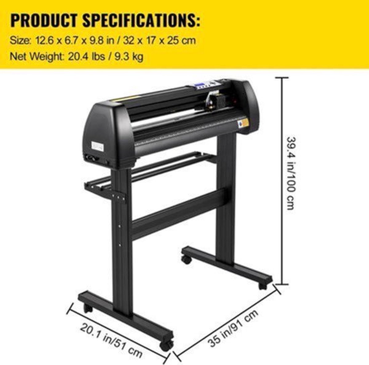 Vinyl Snijplotter – Vinyl Cutter – Snijmachine – Plotter – Sticker Cutter – 135 cm Snijbreedte – Precisie ±0,01 mm