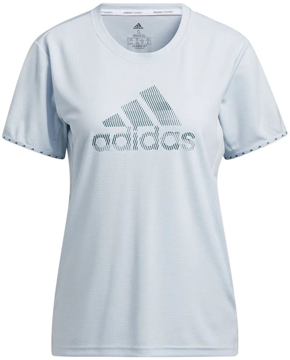 Adidas Badge Of Sport Necessi- T-shirt Met Korte Mouwen Vrouw Blauw