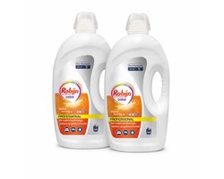 Robijn Professional - Vloeibaar Wasmiddel Klein & Krachtig Gekleurde Was 160 Wasbeurten Pro Formula - 2 x 4,32 liter - Voordeelverpakking