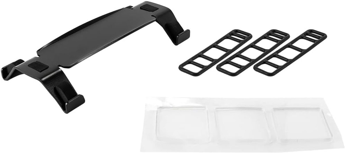 Autohouder voor JBL Flip4 / Flip5 / Flip6 Bluetooth-luidspreker, metalen houder, autorijplatform, luidsprekerhouder (zwart)
