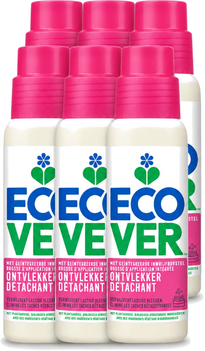 6 x Ecover - Ontvlekkingsmiddel - 200 ml - Voordeelverpakking - 6 stuks