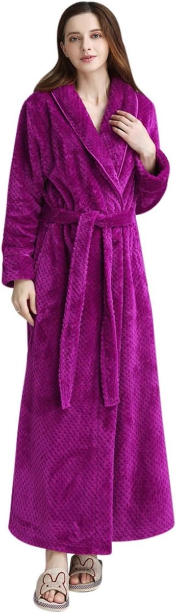 Pyjama voor dames, winter, warm, pilou, badjas voor dames en lange