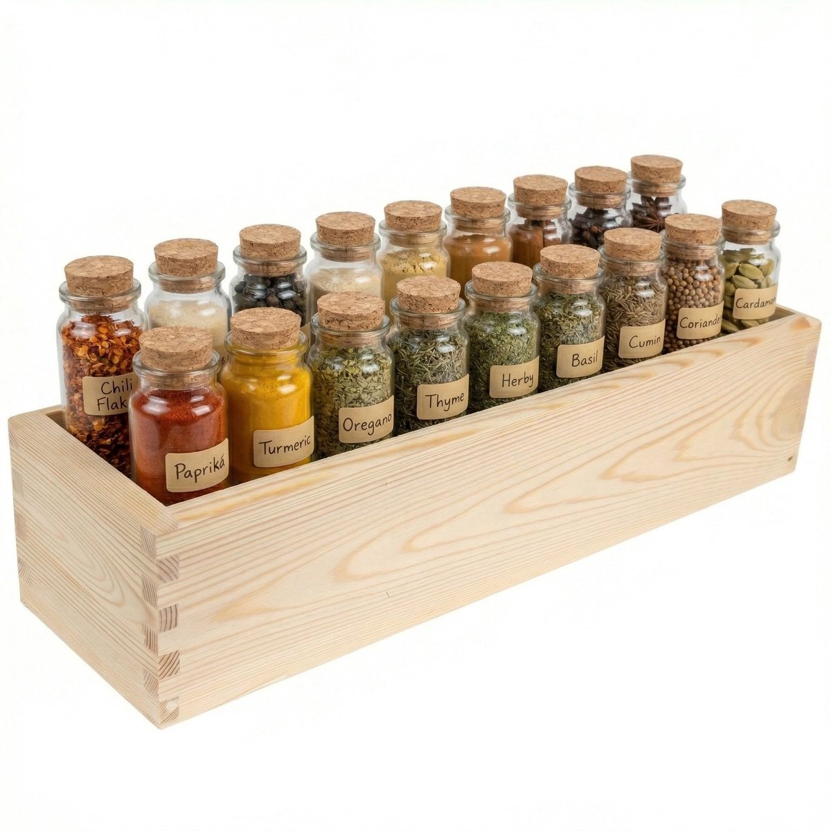Creative Deco opbergdoos houten kist zonder deksel 40x10x9 cm, Houten kist van natuurlijk grenenhout, Lade-organizer voor kleine spullen zoals make-up, sieraden, pennen