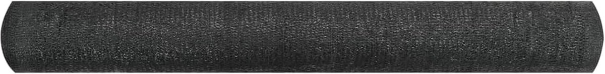 Hekscherm zwart 1,5 x 50 m HDPE 195 g/m², schaduwnet, inkijkbescherming, tuinhek, windscherm, 149361