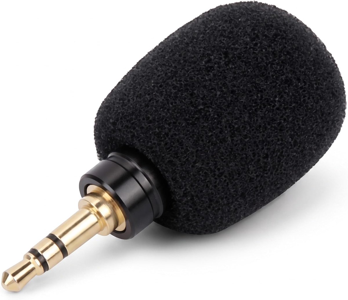 Mini Microfoon - Draagbaar - Hoge gevoeligheid - Met 3.5 mm jackplug - Geschikt voor smartphones