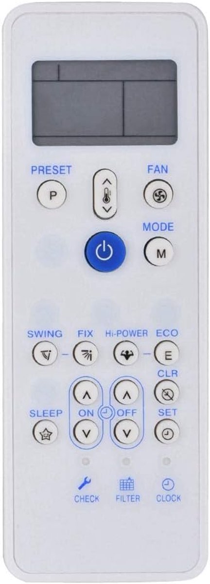 Afstandsbediening airconditioning - voor Carrier - bereik meer dan 8m - eenvoudig te bedienen - ideaal voor thuisgebruik