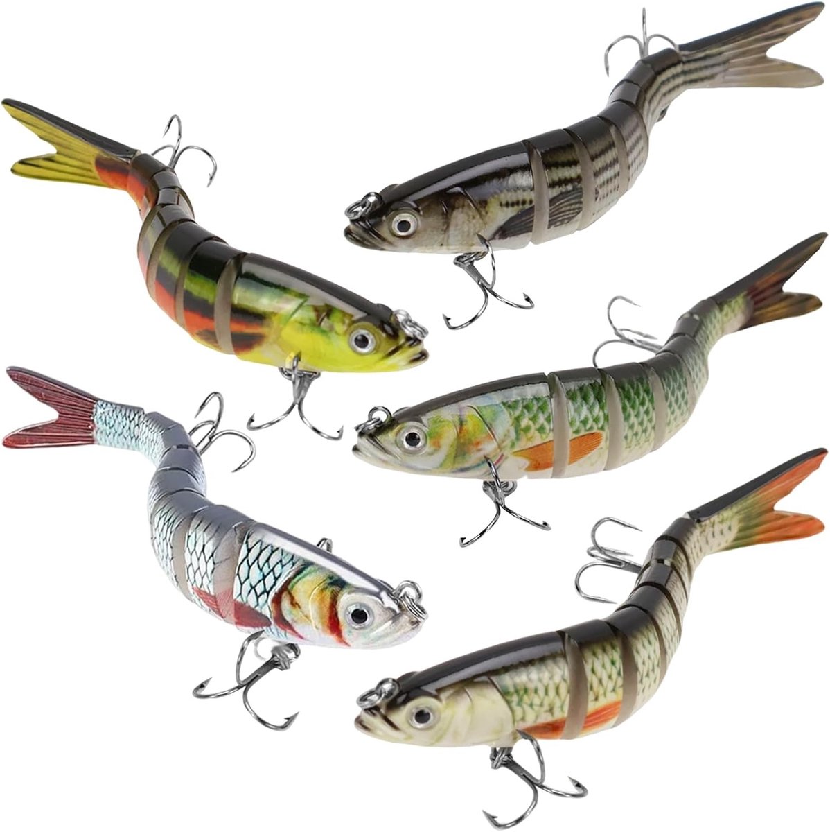 Effectieve Wobblers en Swimbaits voor Snoek, Baars en Forel - Perfect voor Roofvissen en Aasgebruik