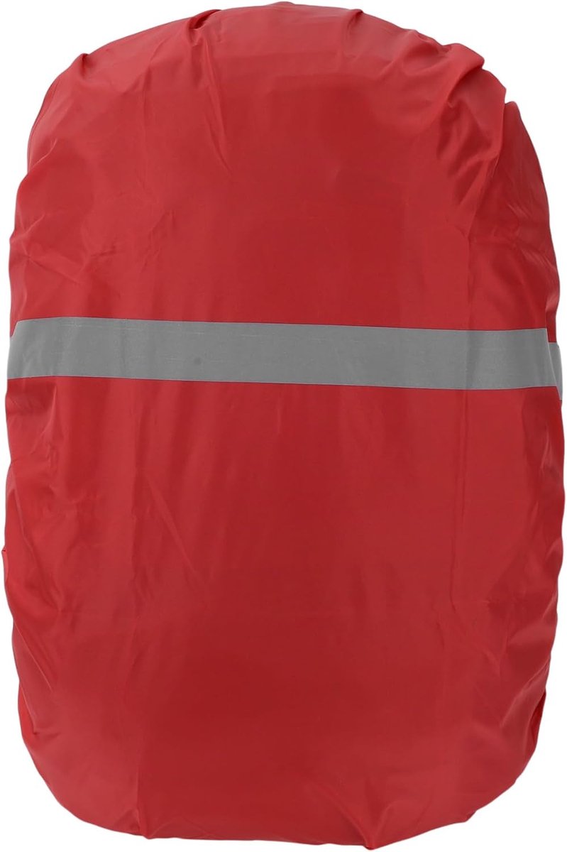 Rugzak Regenhoes, Waterdichte Rugzak Regenhoes, Polyester Rugzakhoes voor Outdoor Wandelen Fietsen, Klein, Rood