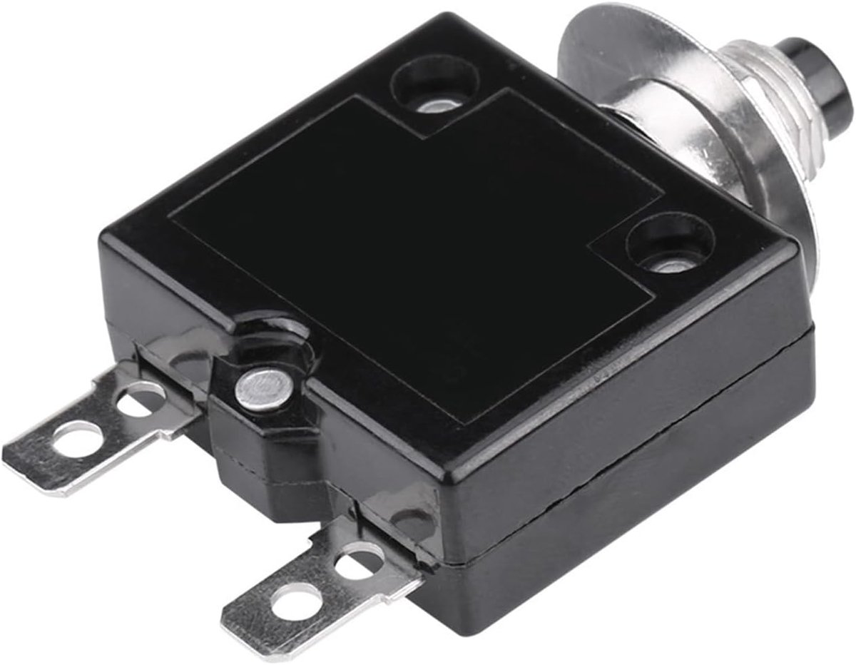 Thermische Reset Automatische Zekeringsschakelaar 20 Amp - 125-250V AC - Overbelastingsbeveiliging - Voor elektrische installaties