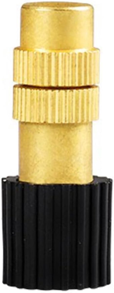 10 stuks messing nevelsproeiers voor waternevel, messing sproeiers, verstelbare sproeikop, irrigatiemondstuk, voor tuinirrigatie, gras, kas, zaailingen, irrigatiesystemen, goud B