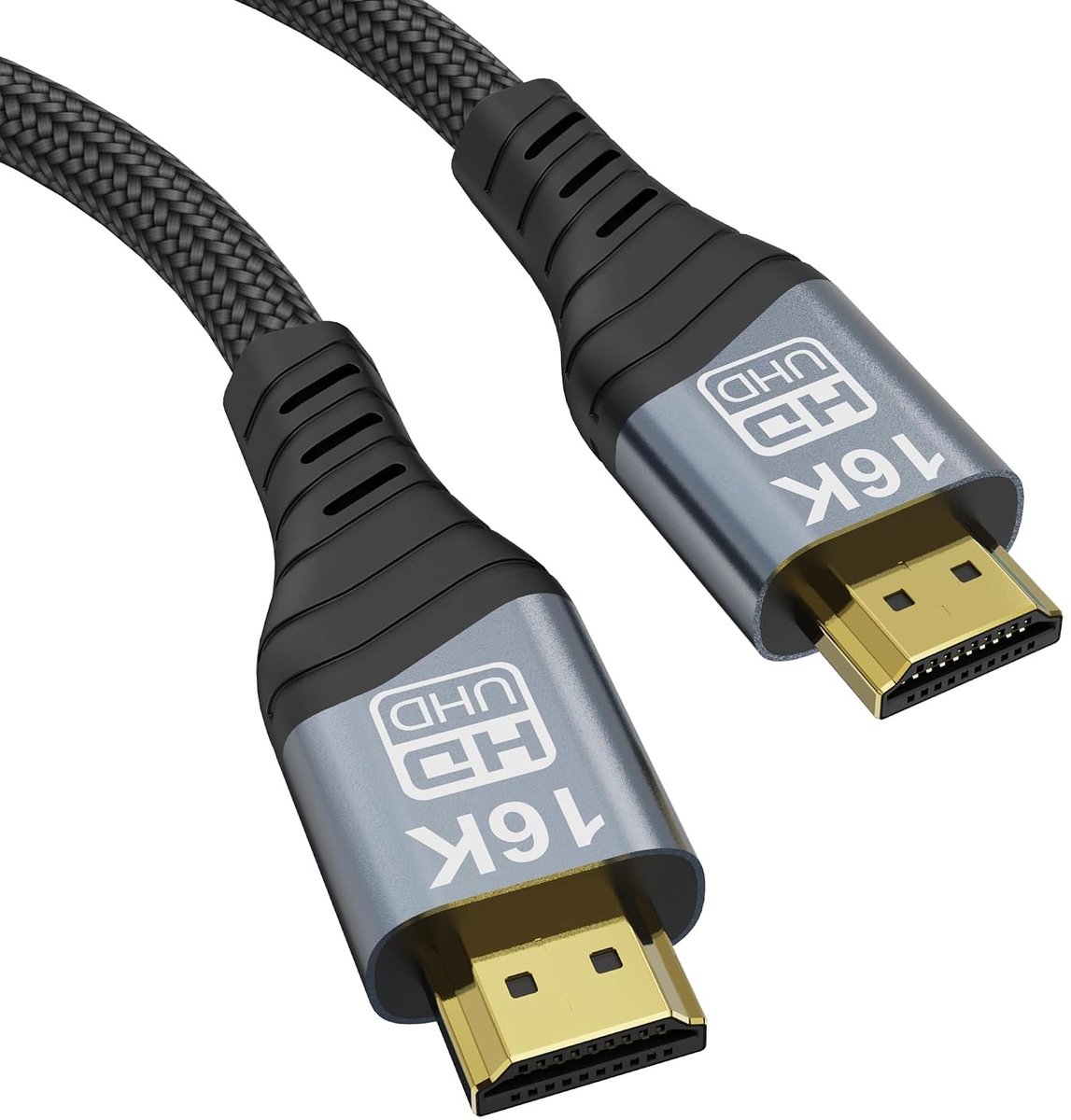 HDMI-kabel, 16K, 10K, 8K, HDMI 2.2-kabel, ultra-hoge snelheid, 96 Gbps, 16 K @30Hz, 8 K @60Hz, 4K @240Hz, met HDCP 2.3 & HDR10 eARC, compatibel met PS5/Xbox/Roku TV/PC Gaming/Blu-ray (HDMI-kabel 16K