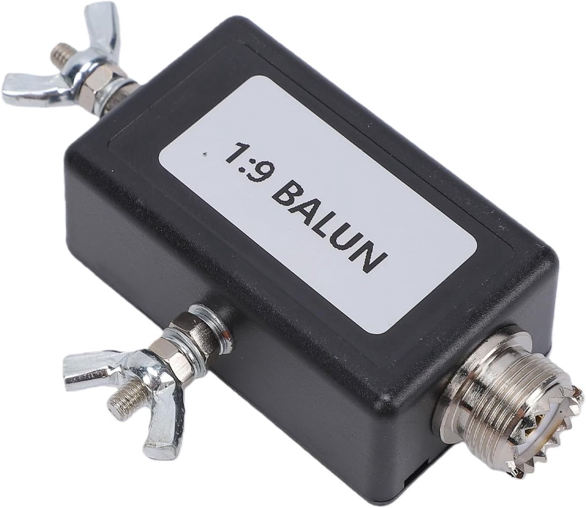 9 1 Balun,1:1 Balun 1:9 Mini Balun, HF Mini Balun voor Ongebalanceerde Uitvoer van Geluidsversterkingsniveau Audioapparatuur Buitenopstelling en QRP-gebruik Plastic Omhulsel 1 1