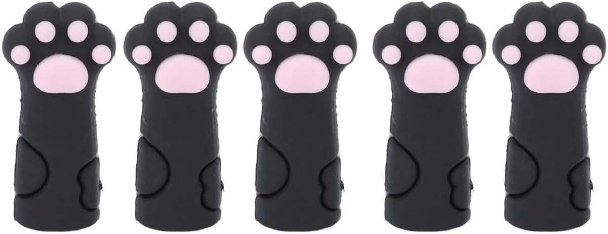 Siliconen Bescherming voor Nagelriem Scharen, Katvormige Cover voor Nageltrimmers en Manicure Tools, Ideaal voor Nagels en Teennagels