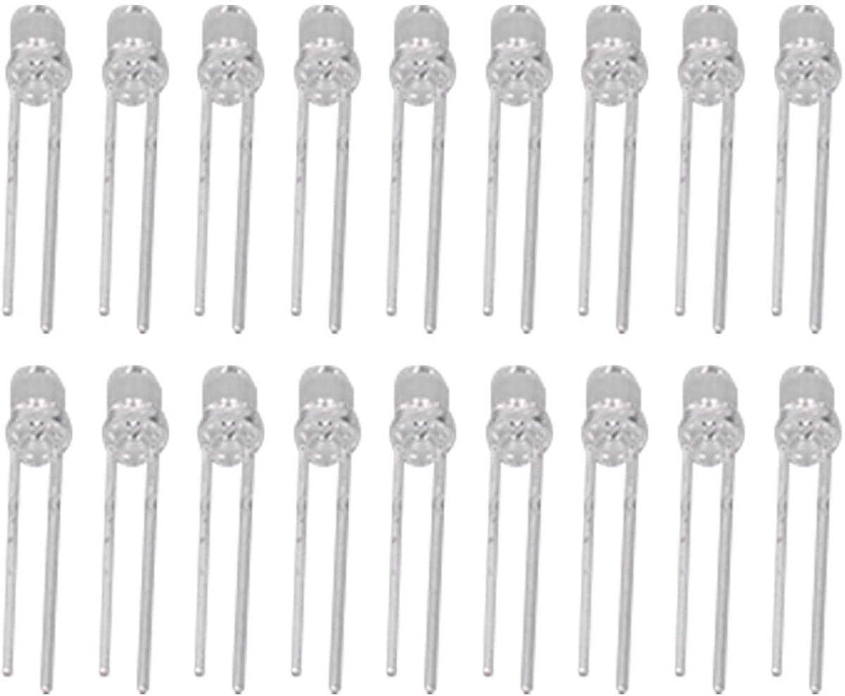 LED Luminous Diodes 3mm in 8 Kleuren - Elektronische Componenten Kit voor Wetenschappelijke Projecten en Experimenten