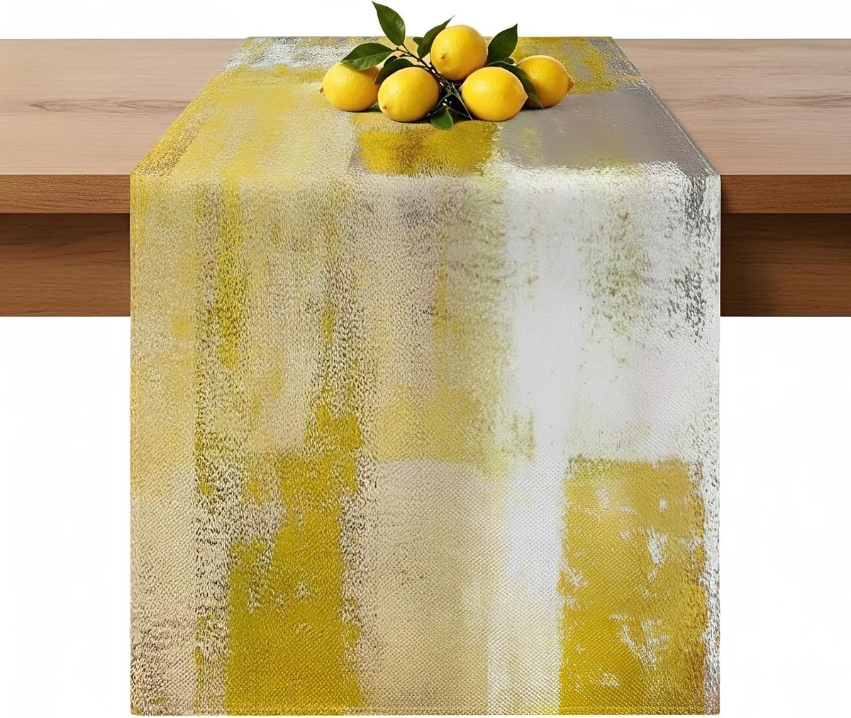 Tafelloper met afwasbare look, modern, 40 x 140 cm, vuilafstotend