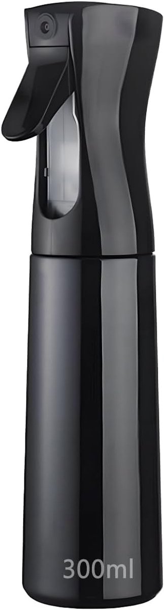 300 ml verstuiver, spuitflessen, herbruikbare sproeikop voor make-up, huidverzorging, dagelijkse reiniging, enz., zwart