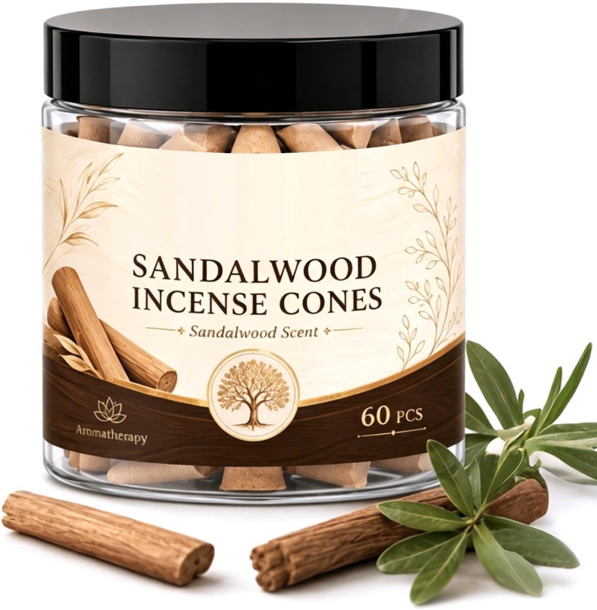 Wierookkegels 60 Stuks Langdurige Natuurlijke Aromatherapie