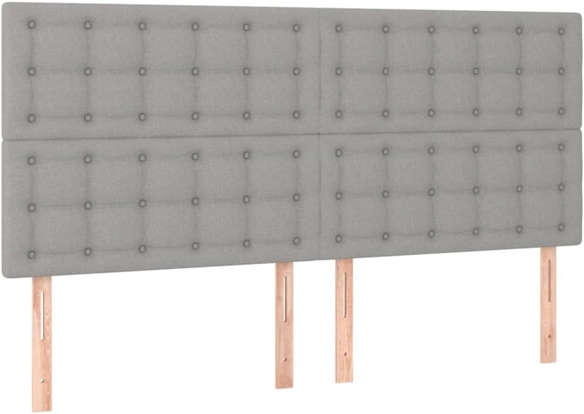 Hoofdeinde, Gewatteerd Verstelbaar Achterbord voor Slaapkamer, Gewatteerde Bedsteun voor Lezen, Tv Kijken, Logeerkamer, Huurkamer en Frame-upgrade voor D (160cm Hoog)