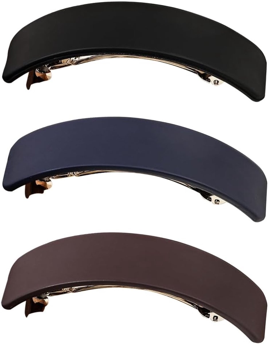 3 stuks clips vrouwen haar veilige grip voeden haar en hoofdhuid Franse grote clip barrette elegante Franse gesp automatische lente geschenken voor vrouwen schoonheid accessoires retro