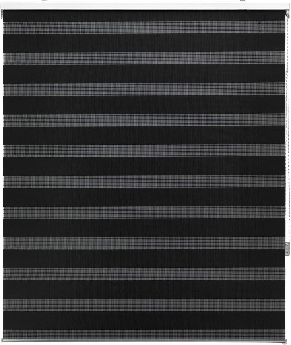Rolgordijnen om dag en nacht te meten, zwart, rolgordijn 70 x 250 cm (breedte x hoogte), stofmaat 67 x 245 cm