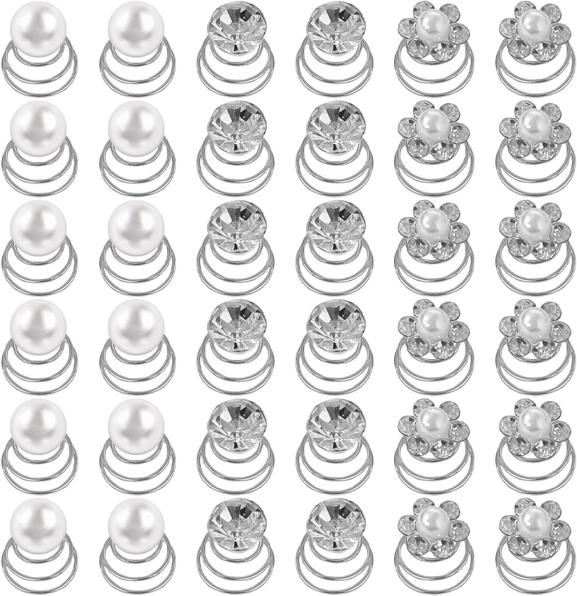 36 Stuks Spiraalvormige Haaraccessoires, Elee Haaraccessoires, Zoetheid En Schattige Accessoires, Diy -Fund -Accessories.