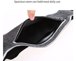 Running Taille Pack Waterdichte Fanny Pack Pouch Riem Tas voor Motorfiets Bike en Andere sporten voor INTEX CLOUD X2 - Grijs