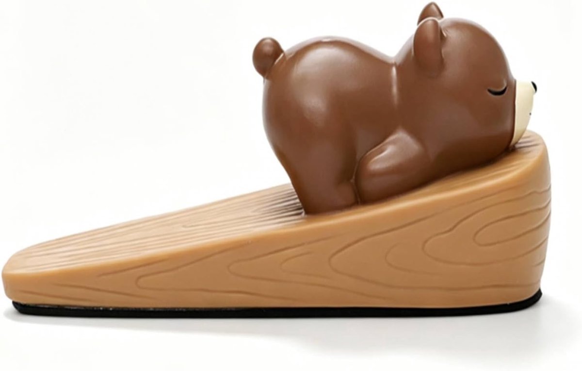 Schattige deurstopper in de vorm van een beer, decoratieve en handige deurwedge voor elke kamer, ideaal voor kinderen en dierenliefhebbers