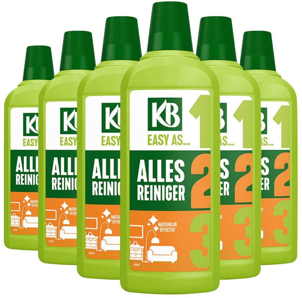 KB Easy - Allesreiniger Concentraat - 6 x 750 ml - Voordeelverpakking
