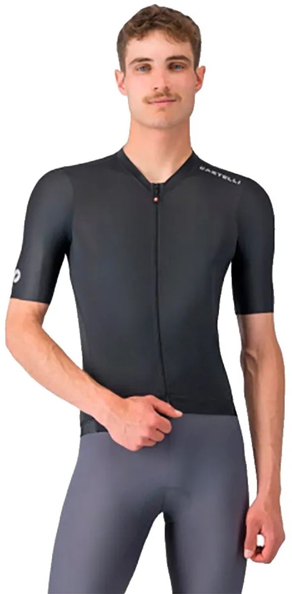 Castelli Espresso 2 Korte Mouw Wielertrui Zwart L Man