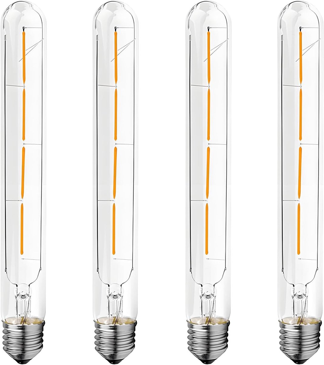 T30 LED lampen, 4W Equivalent aan 40 watt gloeilampen, Warm wit 2700K, Edison lamp AC230V, n voor Rustieke Hanger, Kroonluchters, Wandlampen, pak van 4