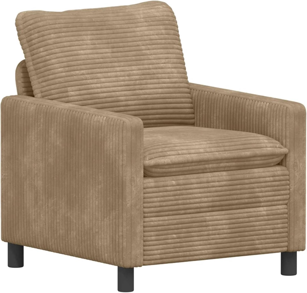 Bank van polyester met metalen frame, 76 x 81 x 87,5 cm