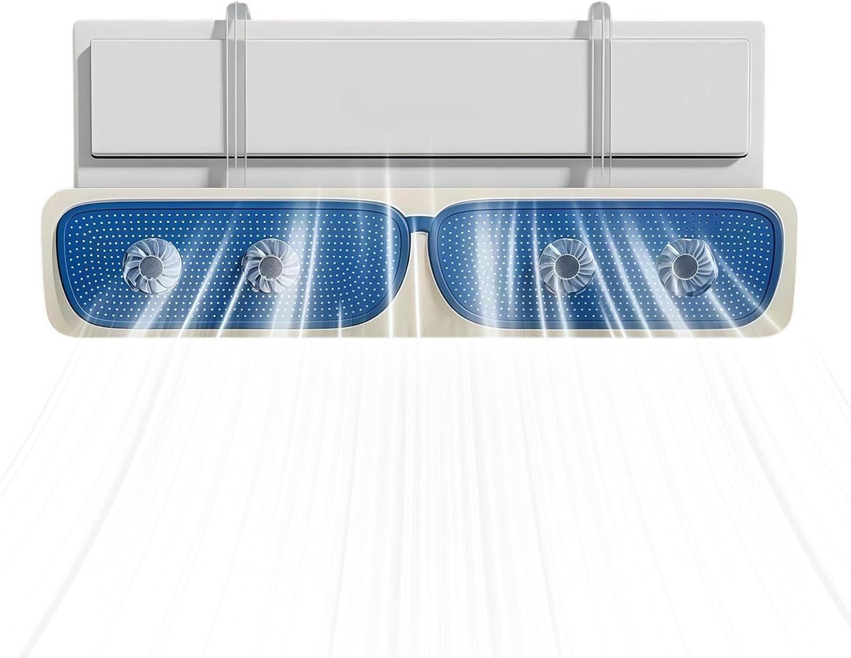 Deflector voor Verwarmingsrooster Met Ventilator Antidirecte Blaas Geen