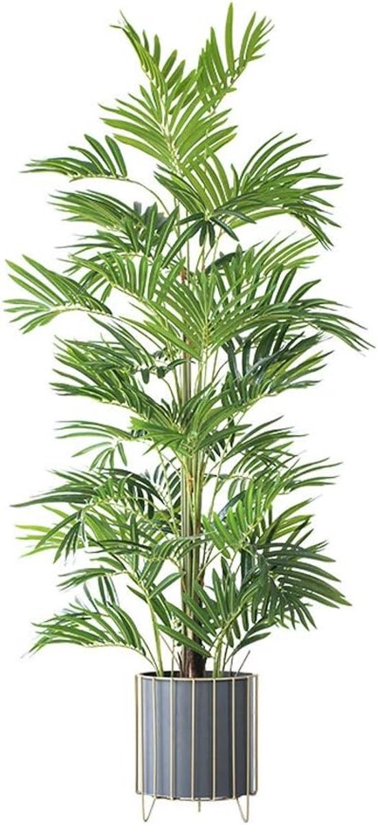 Fake Plant Kunstmatige Bamboo palmbladeren Tropische False Bamboo PE blad, takken for Garden Jungle Party Decor Kunstplant (Grootte : 163cm)