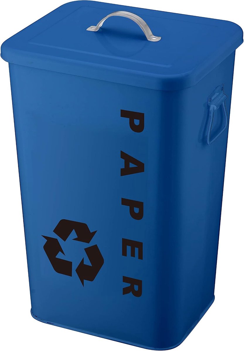 Home Paper B1407027 Staal capaciteit 26 l blauw