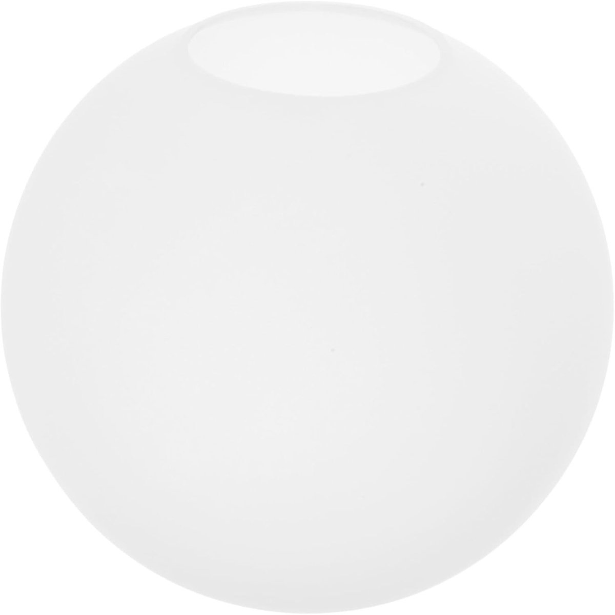 Glazen bol lampenkap 18cm, vervangende glazen bol wit, melkglas lampenkap voor plafondlamp en hanglamp, kogellamp vervangende kap rond (Ø 18 cm)