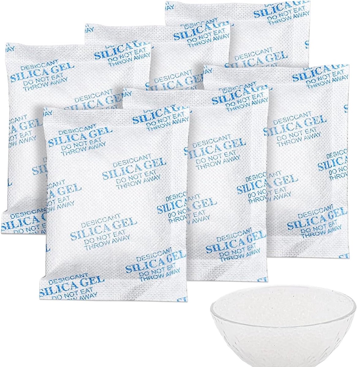 Gel zak 50 g x 12 siliconen ballen droogmiddel silicagel zak vacuüm silica gel packs voor elektronica kleding laden schoenontvochtiger