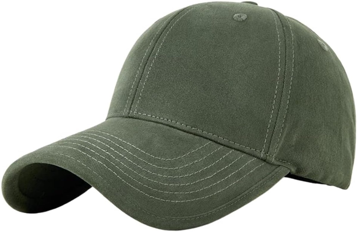 Katoenen pet, effen, verstelbaar, casual, minimalistisch, dagelijks gebruik, voor dames en heren