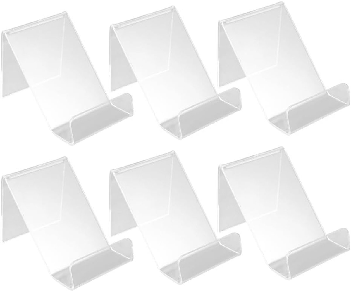 Telefoonhouder, 10 stuks, transparante telefoonhouder van acryl, creatieve telefoonstandaard